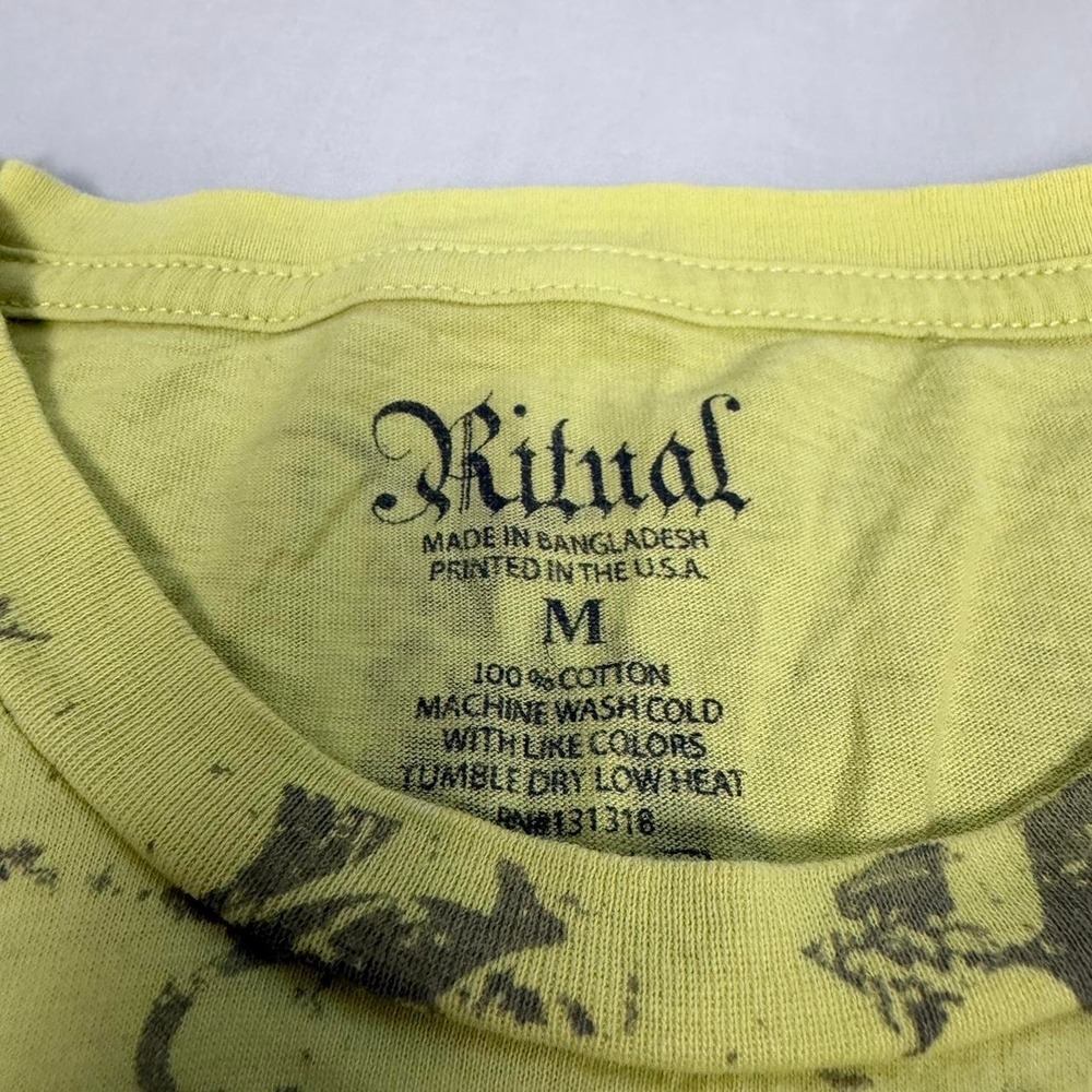 Vintage y2k Ritual grunge goth emo short sleeve baby tee - Picture 4 of 6